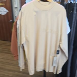 Essentials Beige Long Sleeve Top
